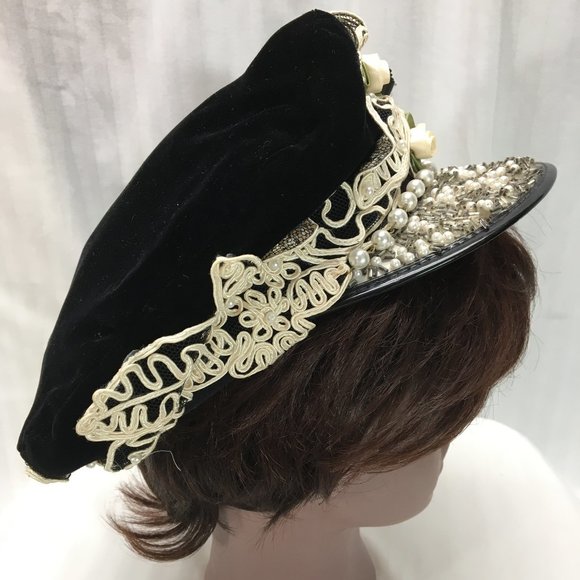 Black Velvet Hooray Henri Captain Cap main image 5